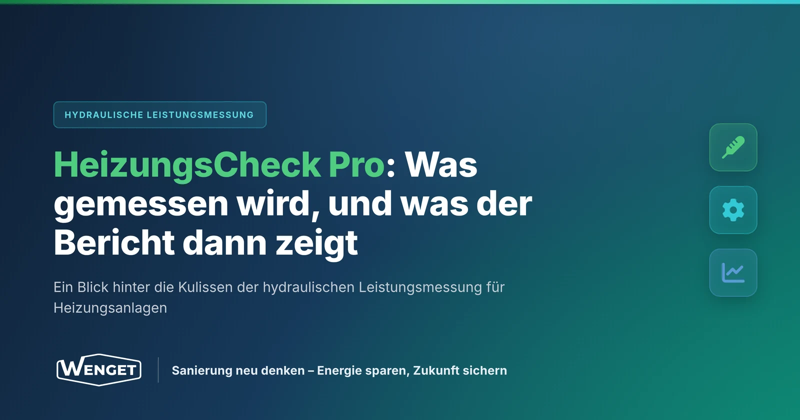 Titelbild: HeizungsCheck Pro: Was gemessen wird, und was der Bericht dann zeigt